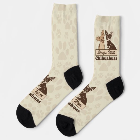 Sleeps With Chihuahuas Socks ソックス (左)