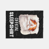 Sleepshirt Sleeng Guinea G Animal Lovers Pajama  フリースブランケット (正面(横))