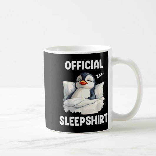 Sleepshirt Sleeng Penguin Animal Lovers Pajama コーヒーマグカップ (右)
