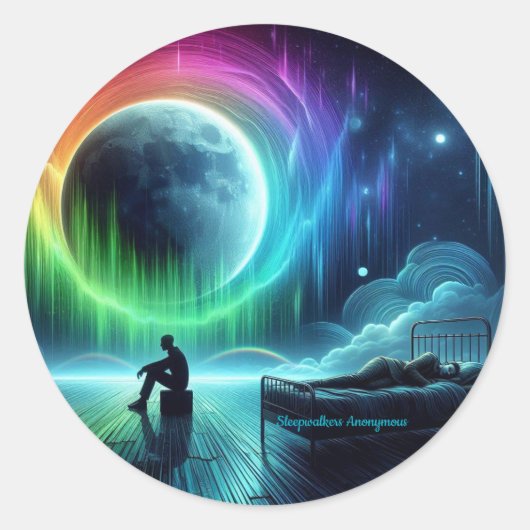 Sleepwalkers Anonymous Round Sticker ラウンドシール (正面)