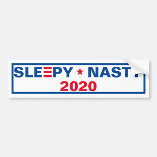 SLEEPY * 扱いにく 2020 バンパーステッカー