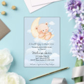 Sleepy Bear Baby Shower Invitation  アクリル招待状 (インサイチュ (ウェディング))