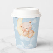 Sleepy Bear Baby Shower Paper Cups 紙コップ (正面)