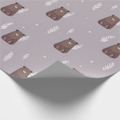 Sleepy Bear Spring Wrapping Paper ラッピングペーパー (角)