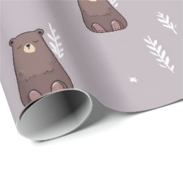 Sleepy Bear Spring Wrapping Paper ラッピングペーパー