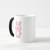 Sleepy Bunny Minimal Kawaii Style モーフィングマグカップ (正面左)