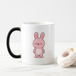 Sleepy Bunny Minimal Kawaii Style モーフィングマグカップ