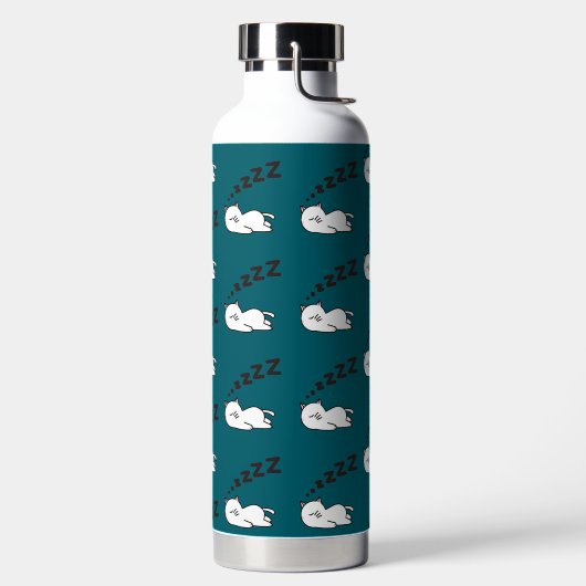 Sleepy cat ウォーターボトル (左面)