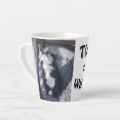 Sleepy Cat カフェラテマグ (左アングル)