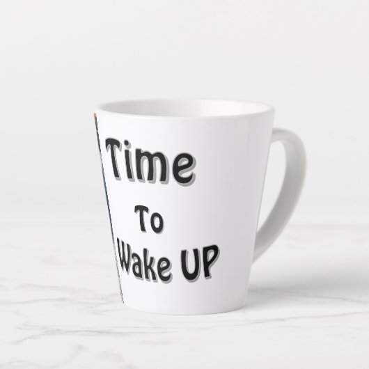 Sleepy Cat カフェラテマグ (右アングル)