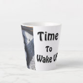 Sleepy Cat カフェラテマグ (正面)