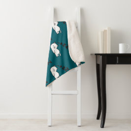 Sleepy cat シェルパブランケット