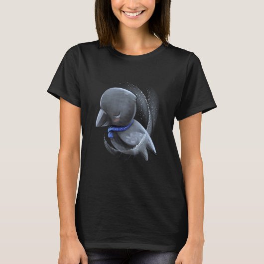 Sleepy Chick Baby Crow Tシャツ (正面)
