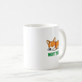 Sleepy Corgi Not Today コーヒーマグカップ (正面右)