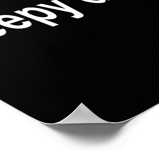 Sleepy Dad - New Daddy Dada Father's Day Saying Fu ポスター (角)