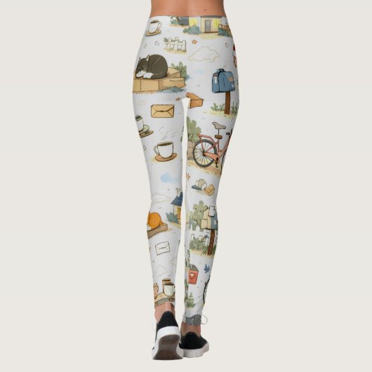 Sleepy Dawn Town Leggings レギンス (裏面)