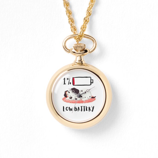 Sleepy Dog Design 腕時計 (正面)