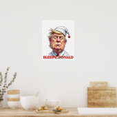 Sleepy Donald – A Subtle Political Caricature ポスター (キッチン)
