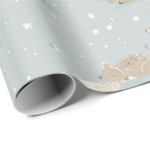 Sleepy Fawn Night Wrapping Paper ラッピングペーパー (ロールコーナー)