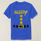Sleepy Halloween Dwarf Costume Color Matching  Tシャツ (デザイン正面)