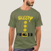 Sleepy Halloween Dwarf Costume Color Matching Tシャツ (正面)