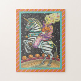 SLEEPY HOLLOW CIRCUS CLOWN, HALLOWEEN ZEBRA PUZZLE ジグソーパズル