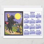 Sleepy Hollowing Inspired 2026 Calendar Paper  (正面)