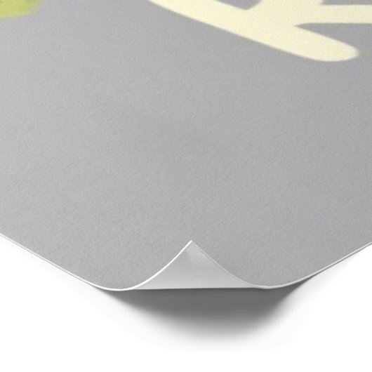 Sleepy Koala Calm Nursery Art ポスター (角)