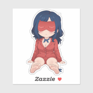 Sleepy Mita Chibi Cute Anime Sticker シール