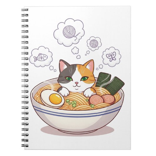 Sleepy Moon with Teddy Bear – Bedtime Pastel Carto ノートブック (正面)