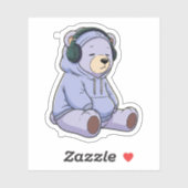 Sleepy Panda Hugging Coffee Mug – Cozy Vibes シール (シート)