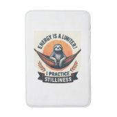 Sleepy Sloth Vintage Funny Introvert Shirt 2 バスマット (正面縦)