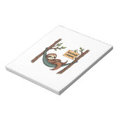 Sleepy Sloth Vintage Funny Lazy Animal Art 2 ノートパッド (回転)