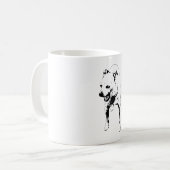 Sleepy Yawn in Harvest Glow コーヒーマグカップ (正面左)