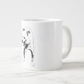 Sleepy Yawn in Harvest Glow ジャンボコーヒーマグカップ (正面右)