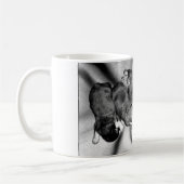 sleepyheadのロットワイラーの子犬 コーヒーマグカップ (左)