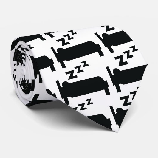 sleepyheadのzzzの睡眠 ネクタイ (ロール)