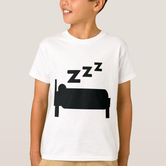 sleepyheadのzzzの睡眠 tシャツ (正面)