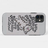 SleepyKittySongCase Case-Mate iPhoneケース (裏面(横))