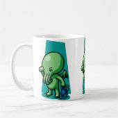 Sleepytime Cthulhuのマグ コーヒーマグカップ (左)
