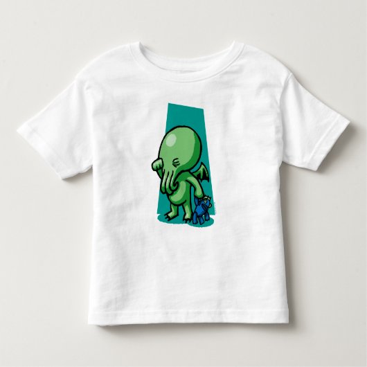 Sleepytime Cthulhuの幼児のTシャツ トドラーTシャツ (正面)