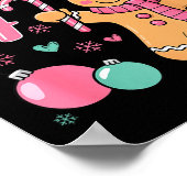 Sleigh 67 Gingerbread Christmas Six Seven Meme Vir ポスター (角)