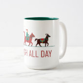 Sleigh All Day クリスマス ツートーンマグカップ (正面右)