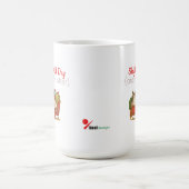 Sleigh All Day and Nap After Funny Christmas コーヒーマグカップ (中央)