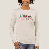 Sleigh All Day Christmas トライブレンドＴシャツ (正面)