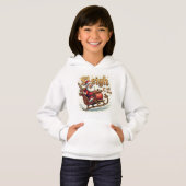 Sleigh All Day Hoodie – Funny Christmas Holiday (正面フル)