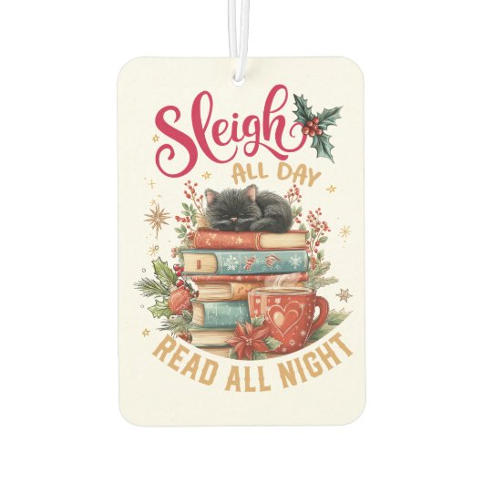 Sleigh All Day Read All Night  カーエアーフレッシュナー (裏面)