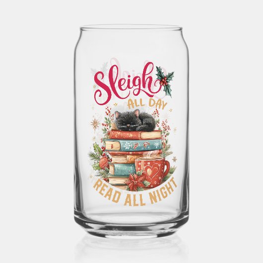Sleigh All Day Read All Night  ガラス缶 (正面)
