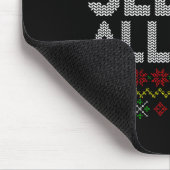 Sleigh All Day Ugly Christmas Sweater Pattern Quot マウスパッド (コーナー)