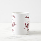 Sleigh All day Vintage Christmas コーヒーマグカップ (中央)